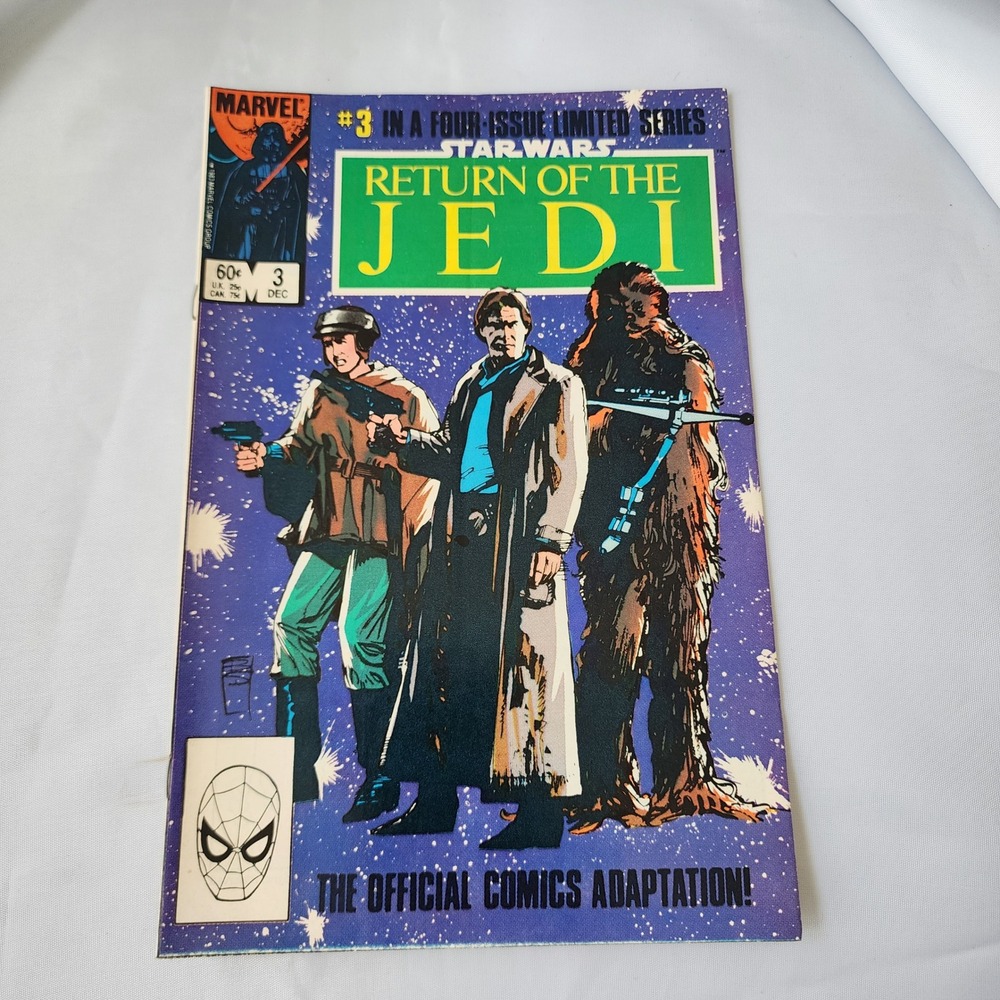 Star Wars Return of The Jedi #3 Comic Book Marvel 1983 Four Issue Series FN Rare
